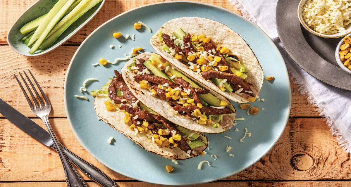 Speedy BBQ Beef Tacos Recipe HelloFresh