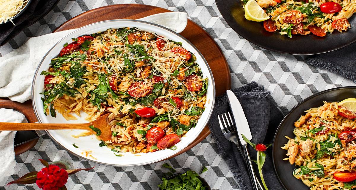 One-Pan Sausage Orzo Recipe HelloFresh
