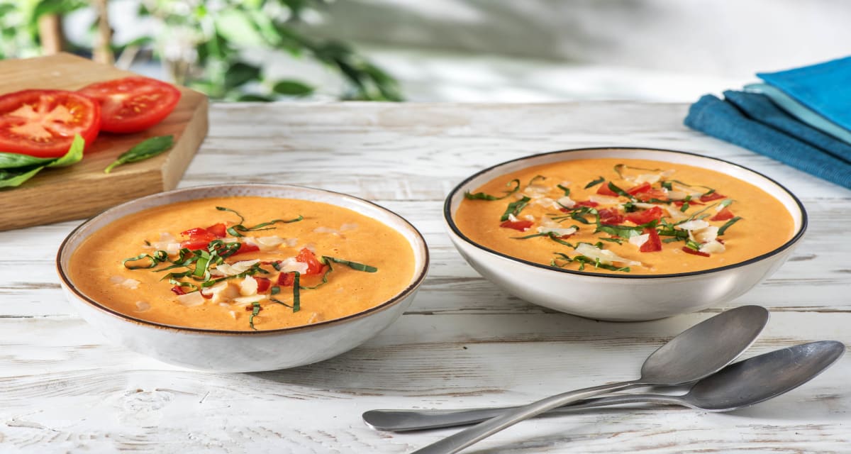 Cremige Tomatensuppe mit Mascarpone Rezept | HelloFresh