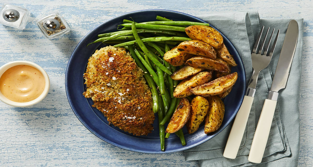 Crispy Monterey Jack Chicken Easy Cleanup
