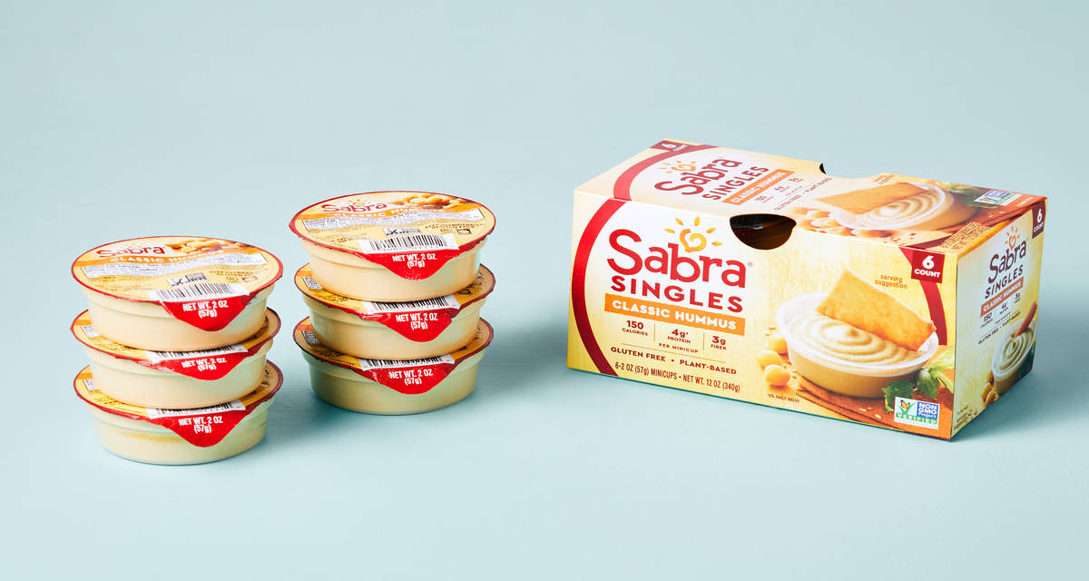 Sabra Singles A creamy, dreamy protein-packed snack. (6 servings)
