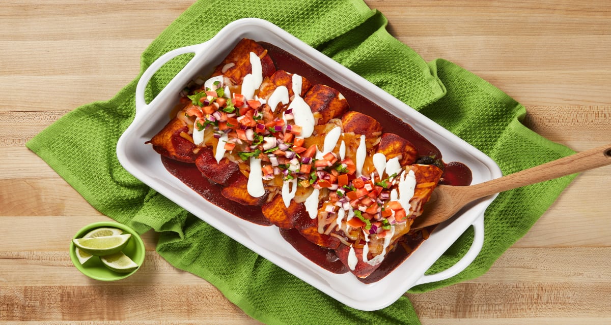 Cheesy Black Bean Enchiladas Recipe HelloFresh
