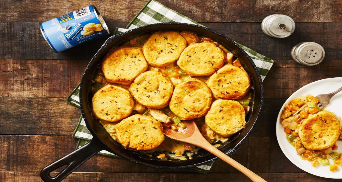 Chicken & Biscuit Pot Pie with Carrots, Celery & Fresh Thyme-image
