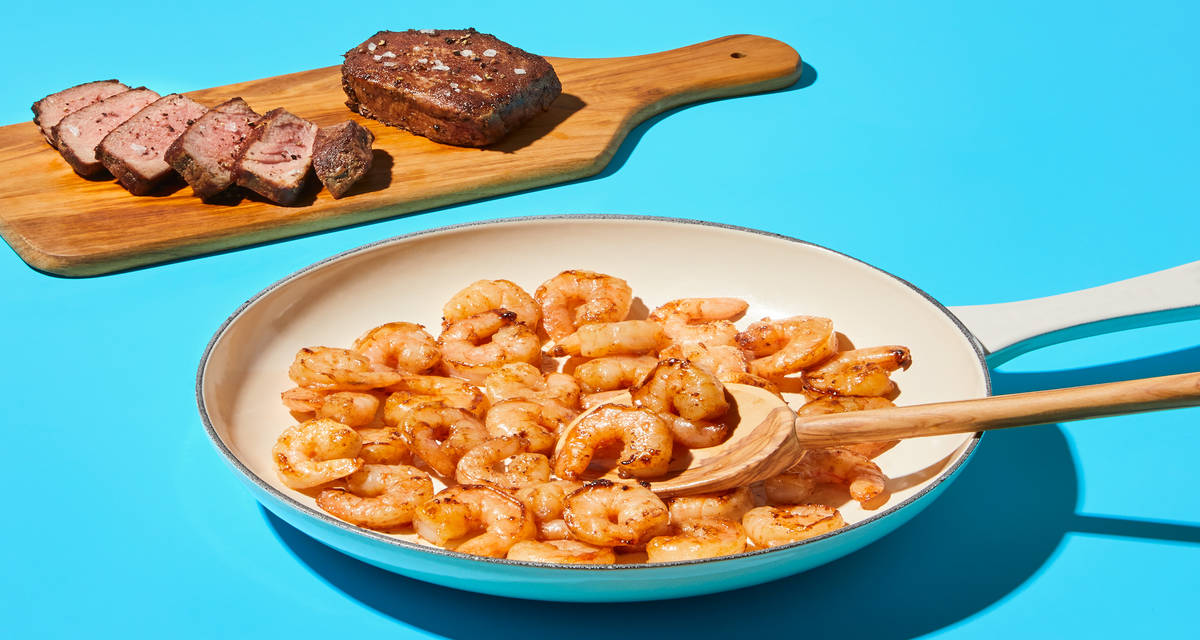 Surf & Turf Duo Shrimp & Beef Tenderloin | 2 Servings of Each