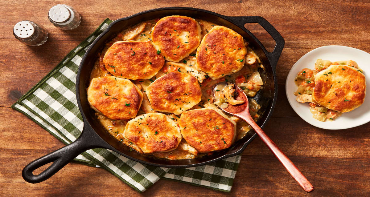 Chicken & Biscuit Pot Pie with Carrots, Celery & Fresh Thyme-image