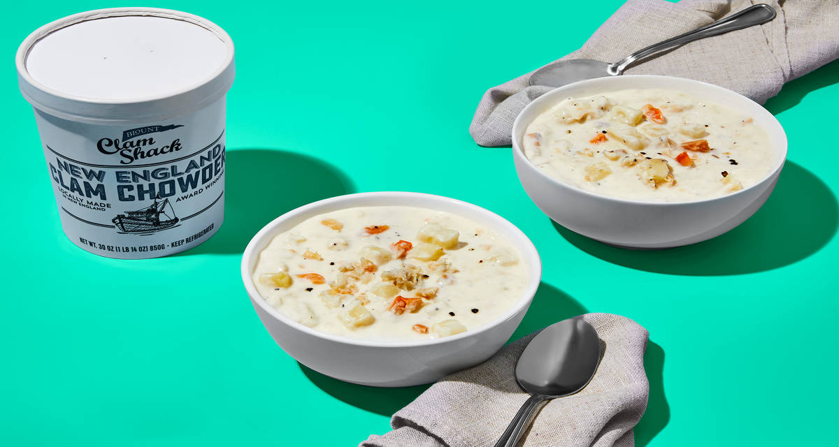 New England Clam Chowder 25% off (regularly $11.99) - 1 week only!