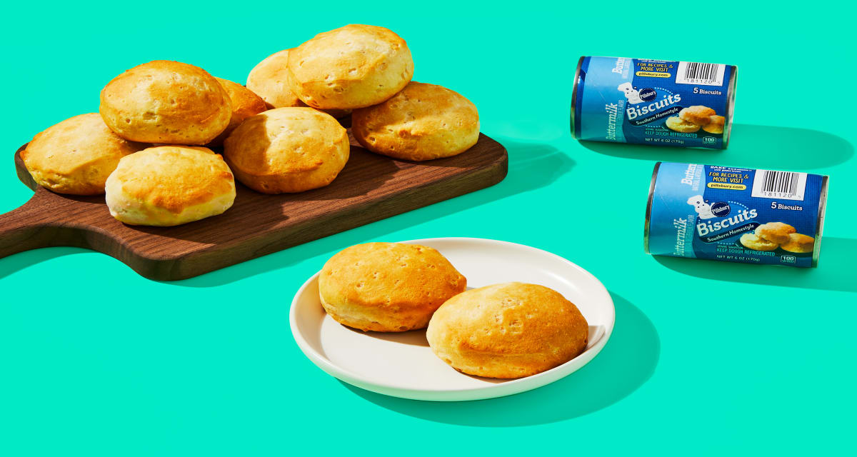 Pillsbury Buttermilk Southern Homestyle Biscuits Downhome goodness in mere minutes. | 10 Biscuits (12 ounces)-image