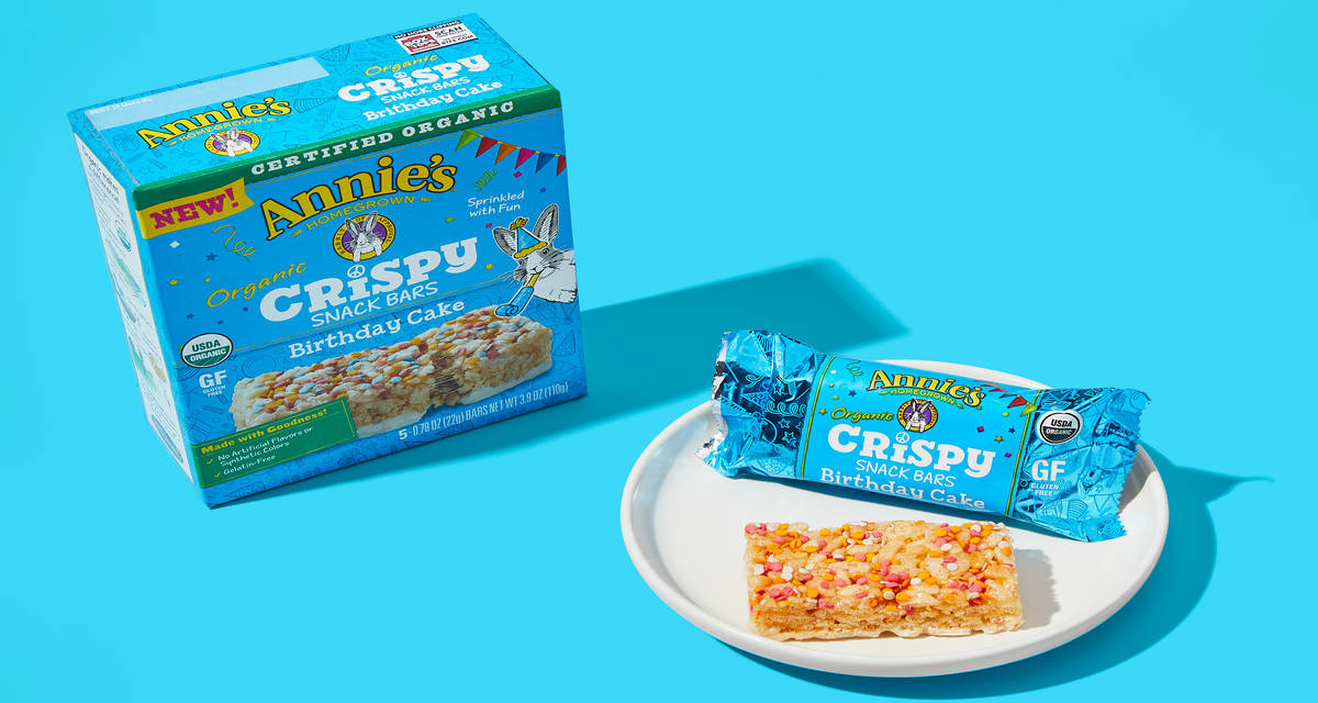 Annie's Organic Crispy Birthday Cake Snack Bars It’s snack time. | 5 Servings