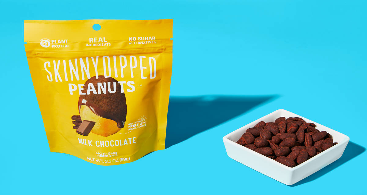 SkinnyDipped Milk Chocolate Peanuts The skinny on nutty snacking. | 3.5 oz