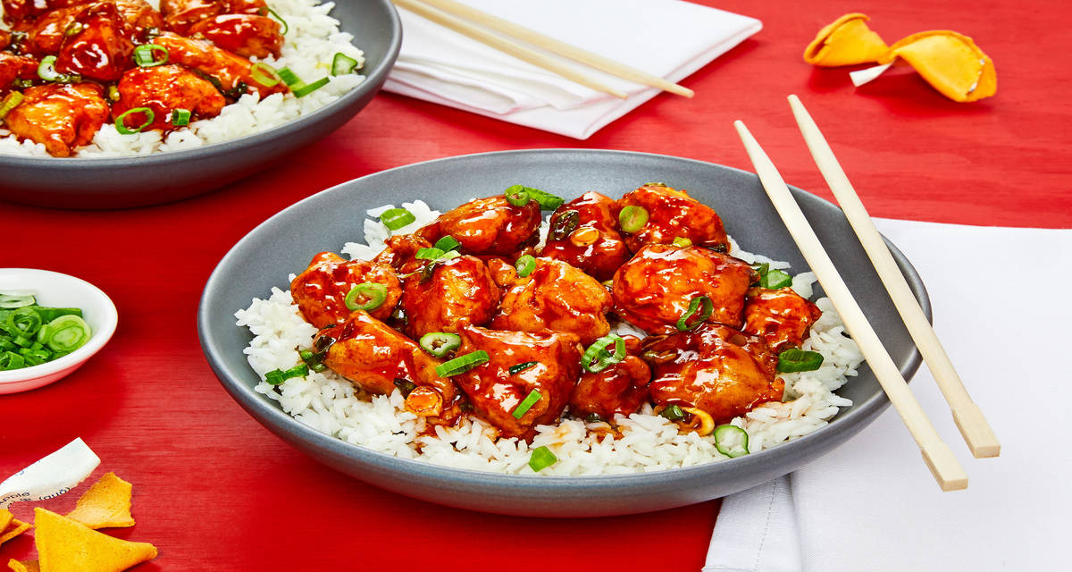 Orange Chicken with Jasmine Rice