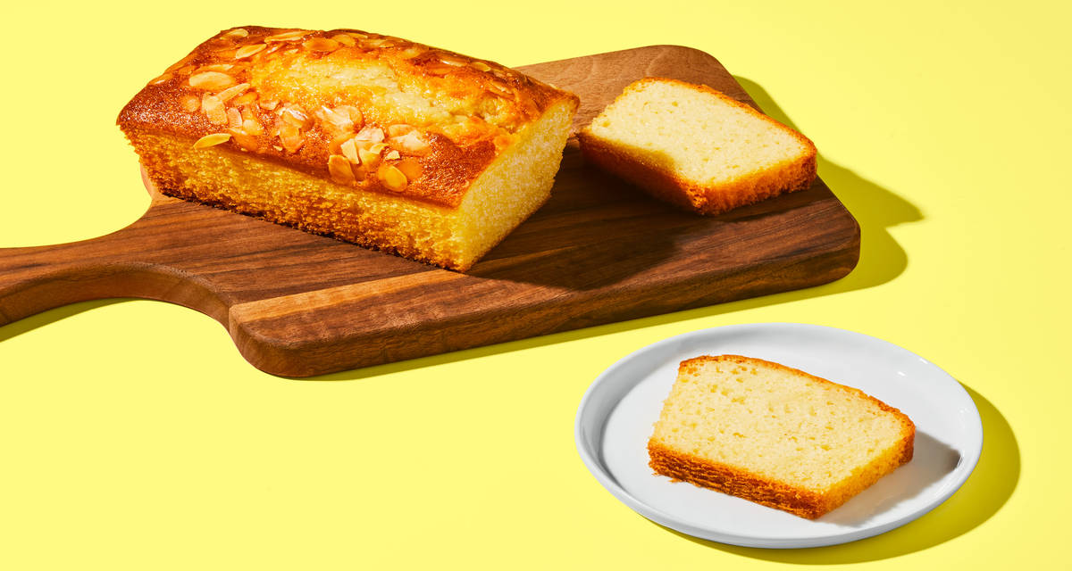 Almond Pound Cake We just loaf almond cake. | 10 Servings