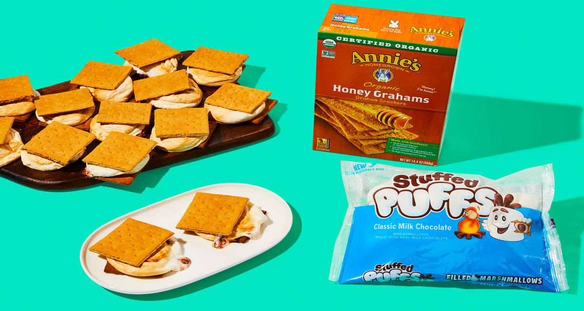 Stuffed Puffs® Filled Marshmallow S’mores No campfire required. | 14 S’mores