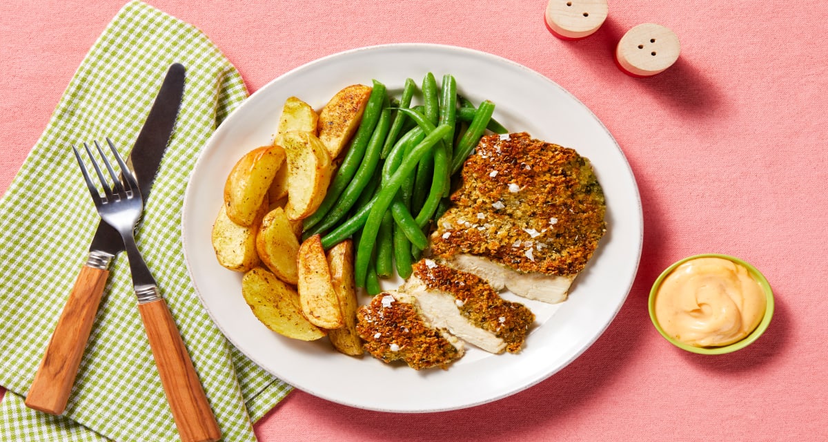 Monterey Jack UnFried Chicken Recipe HelloFresh