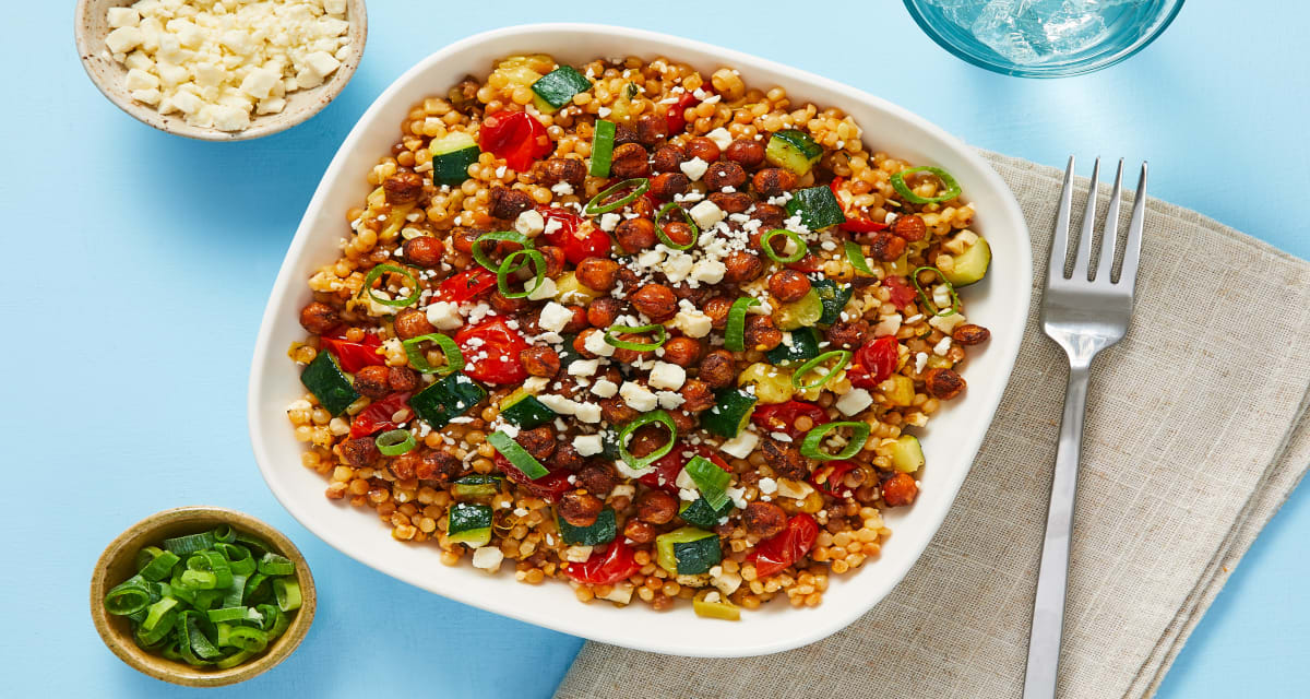 ChickpeaPowered Mediterranean Couscous Recipe HelloFresh