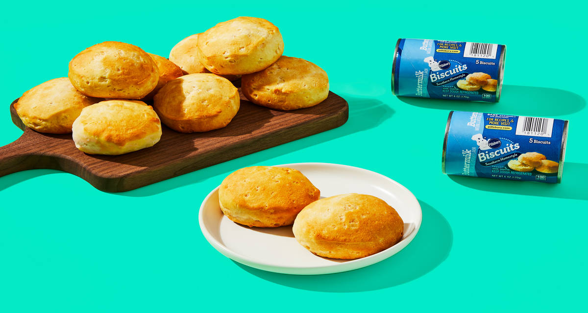 Pillsbury Buttermilk Southern Homestyle Biscuits Downhome goodness in mere minutes. | 10 Biscuits (12 ounces)