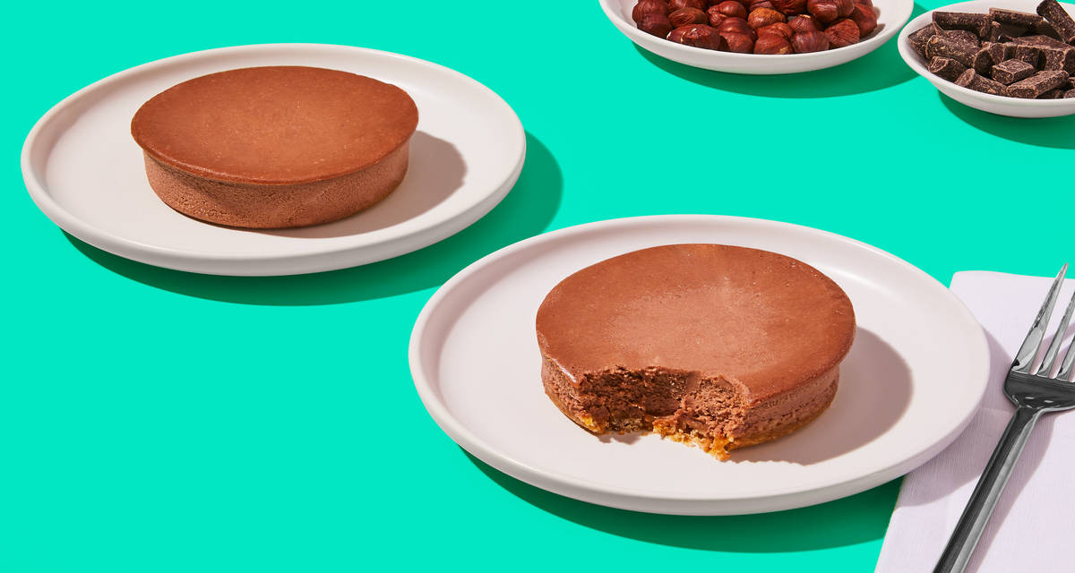 Chocolate Hazelnut Cheesecake You’ll want a piece of this. | 2 Single-Serve Cakes