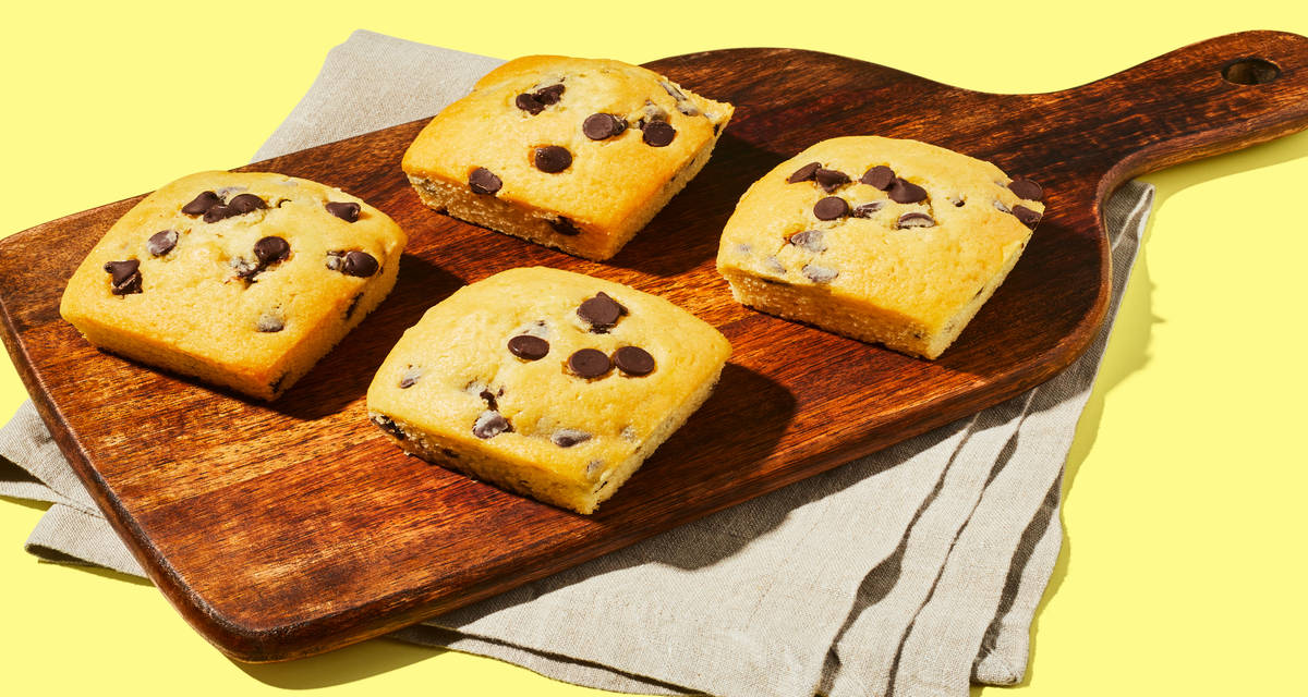 Chocolate Chip Muffins You ain't seen muffin yet. | 4 Servings