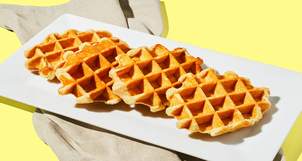 Liege Waffles A decadent waffle for any time of day. | 4 Servings