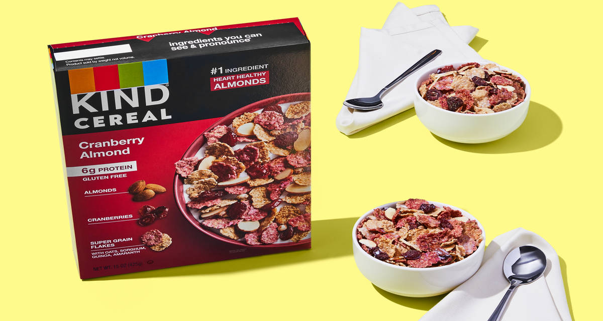 KIND Cereal Cranberry Almond Our kind of breakfast. | 8 Servings