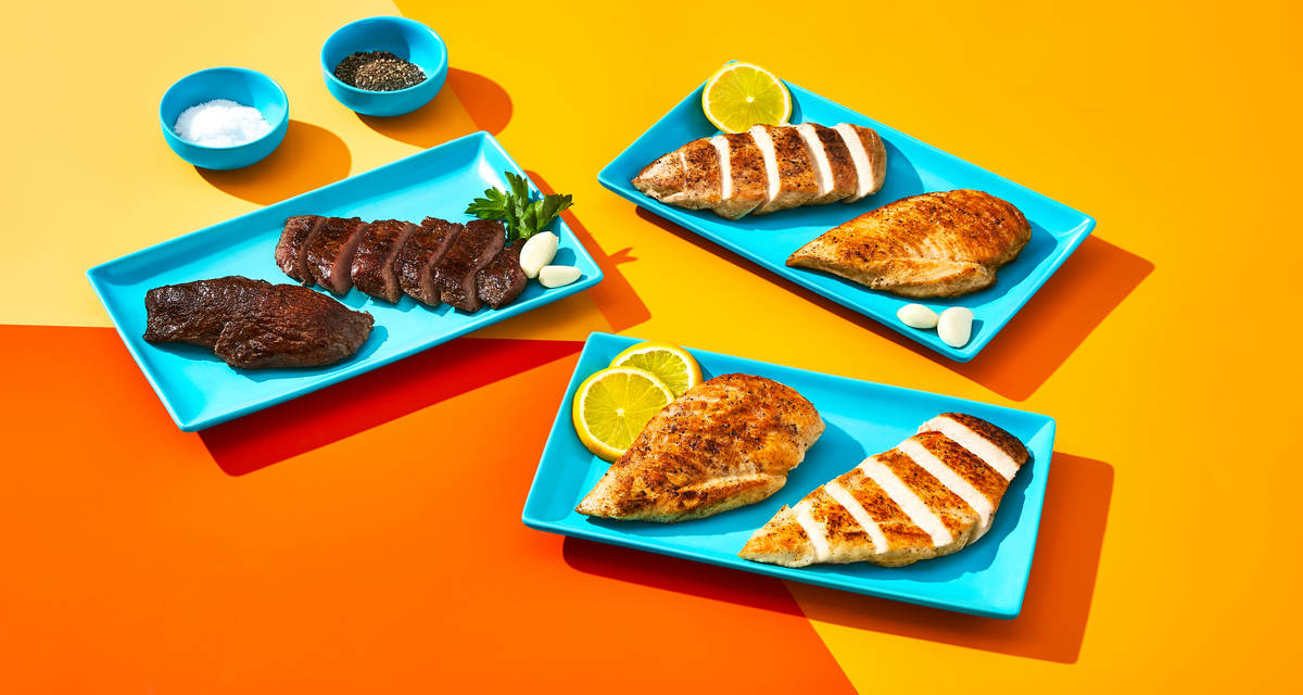 Chicken Breast and Ranch Steak Bundle Your protein preparedness plan. | 4 Chicken Servings + 2 Steak Servings