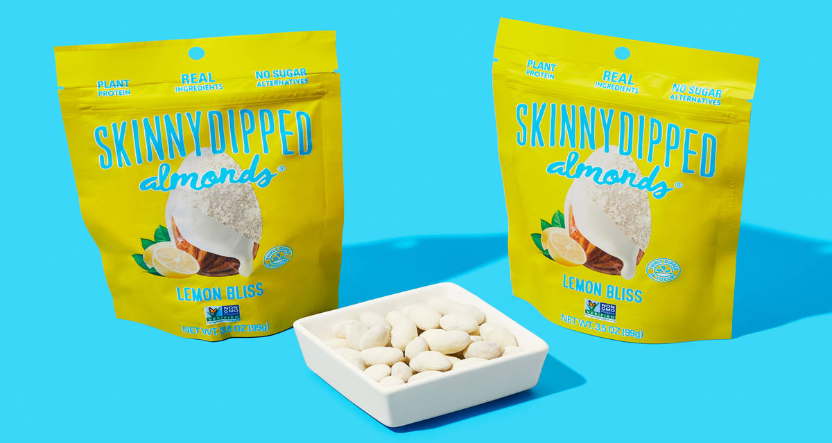 SkinnyDipped Lemon Bliss Almonds Double the nutty snacking. |  2 Bags