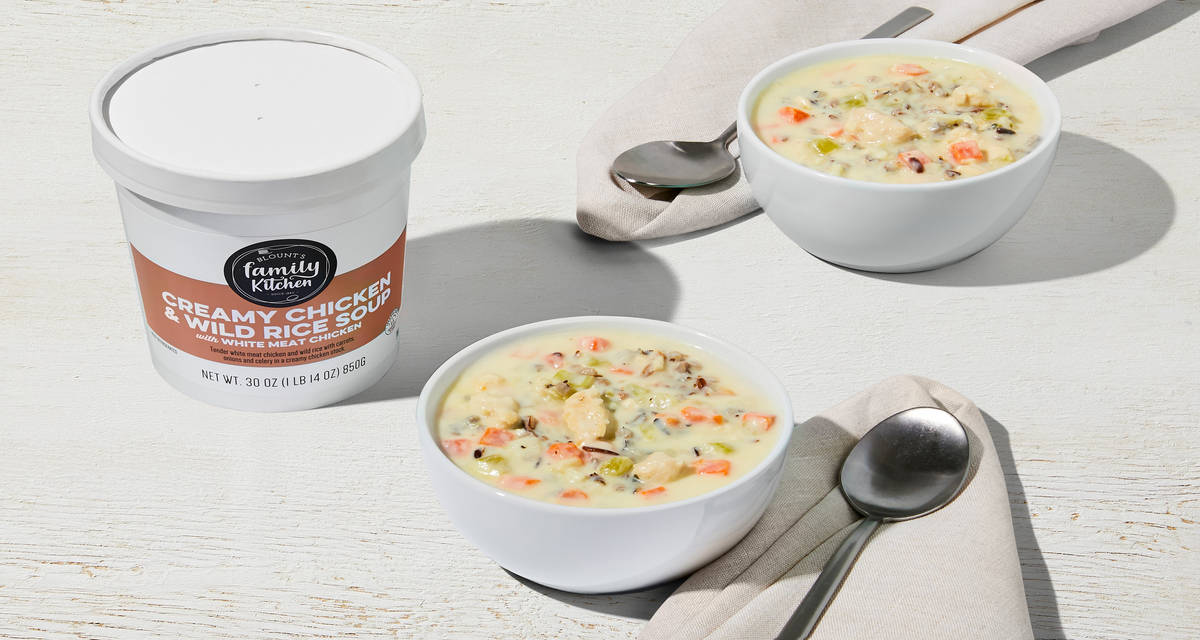 Creamy Chicken & Wild Rice Soup Souper 17 oz of deliciousness. I 2-3 Servings