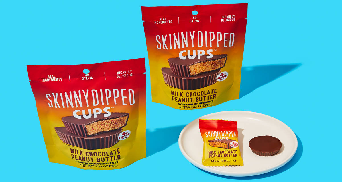 SkinnyDipped Milk Chocolate Peanut Butter Cups Bundle The skinny on nutty snacking. | 2 bags