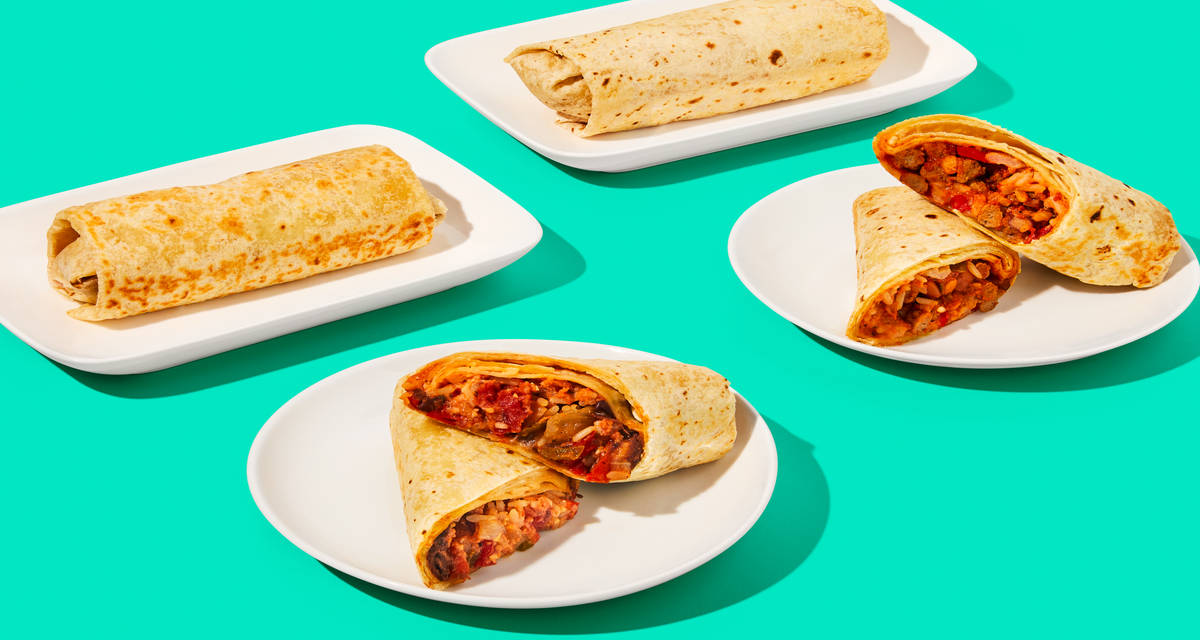Beef & Bean Burritos + Black Bean Burritos 4 Servings