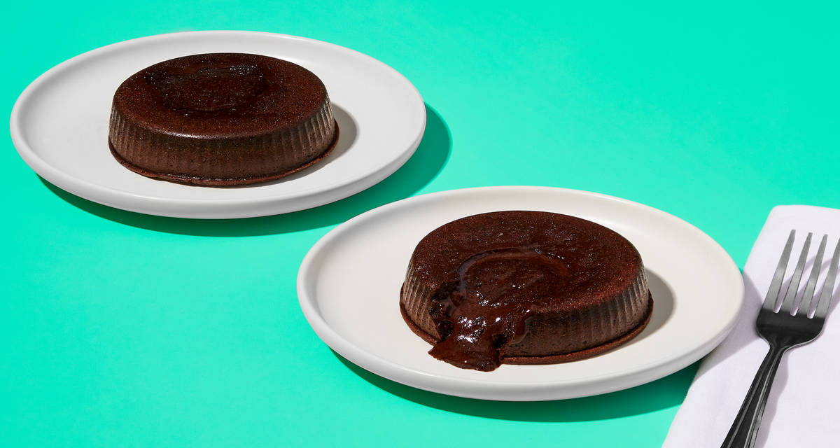 Molten Chocolate Lava Cake 2 Single-Serve Cakes
