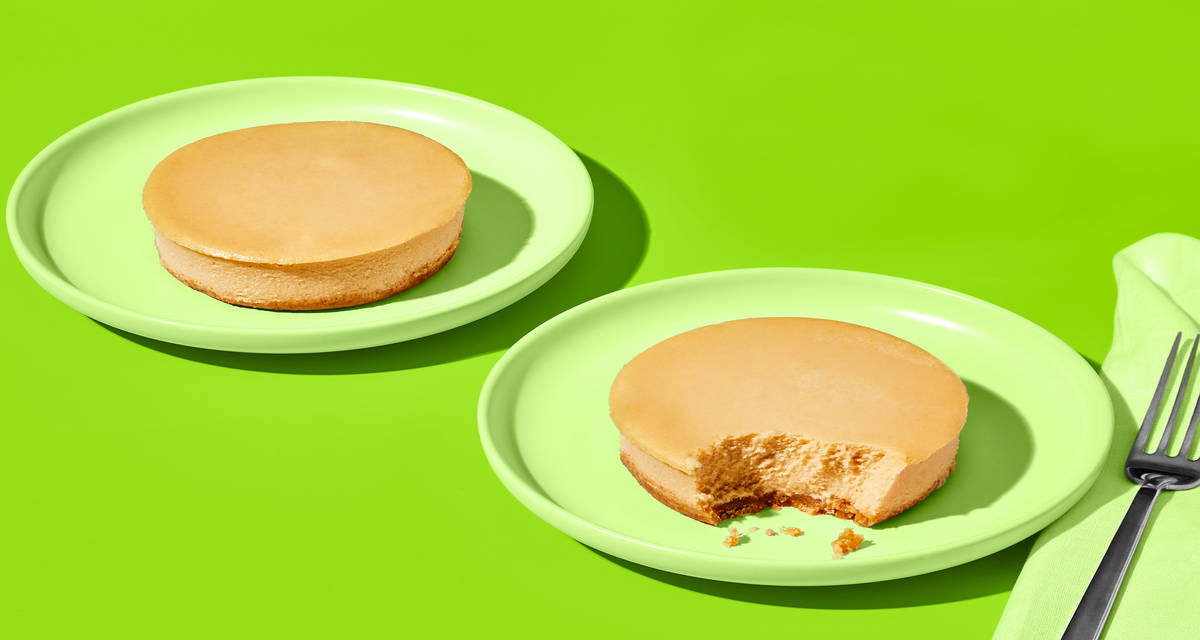 Salted Caramel Mascarpone Cheesecake Date night dessert done right. | 2 Single-Serve Cakes