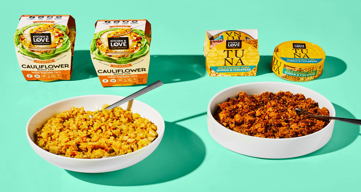 Tuna & Chickpea Quinoa with Curry Cauliflower Delicious and nutritious! | 2 Servings