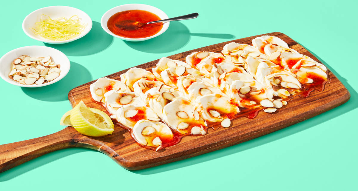 Spicy Lemon Cream Cheese Board Trendy and tasty. | 2 Servings