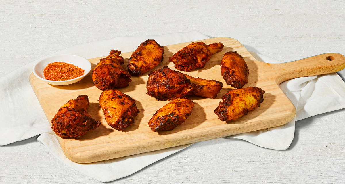 Cajun-Style Chicken Wings Just wing it. | 2 Servings