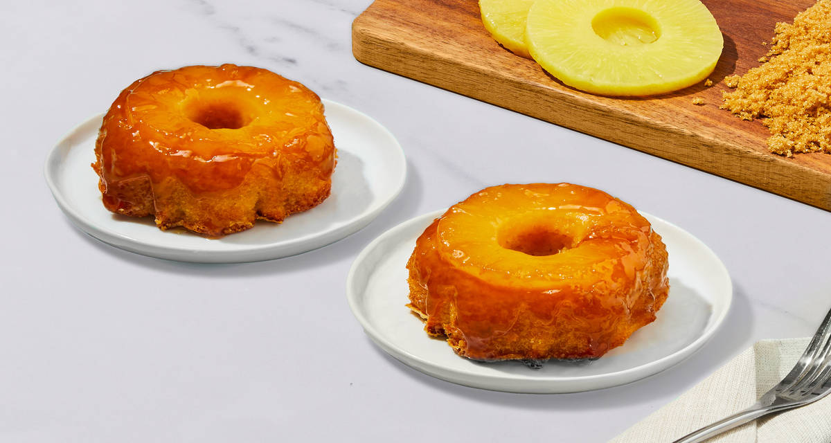Pineapple Upside Down Bundt Cake The pine-apple of your eye. | 2 Servings