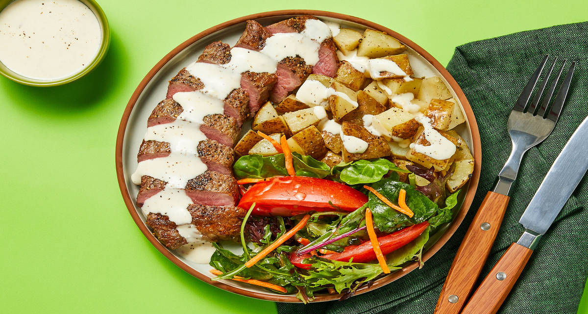 Down Home Steak ’n’ Potatoes Elevated Dinners, Impressively Easy