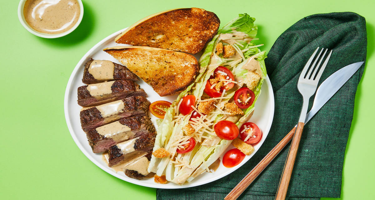 Steakhouse-Style Steak & Wedge Salad Elevated Dinners, Impressively Easy