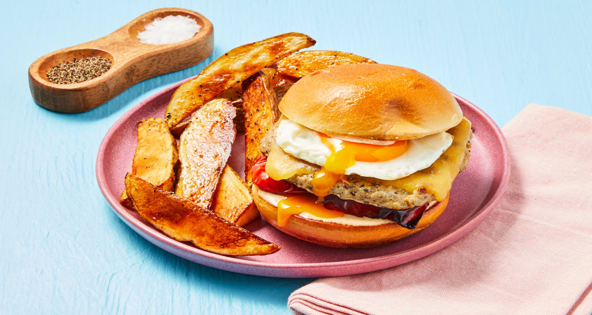 Sausage Breakfast Sandwiches with Sriracha Honey Sauce - Fresh Off The Grid