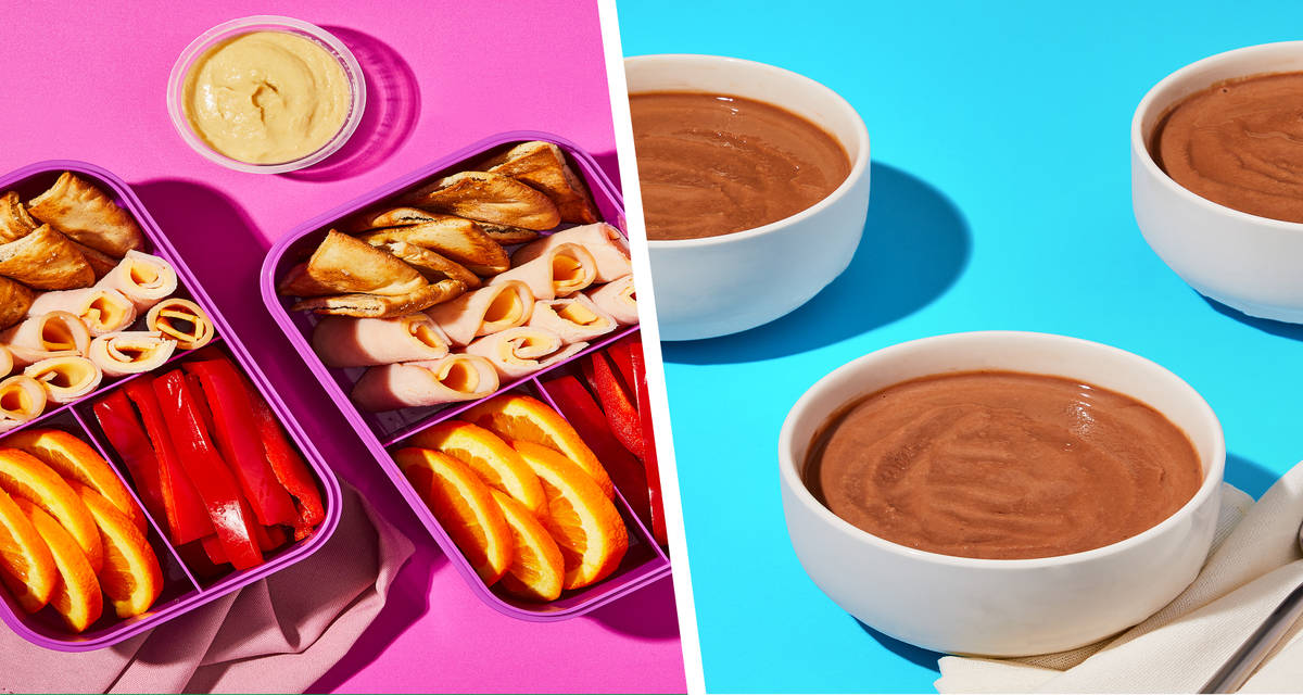 Kids’ Turkey & Cheese Roll-Ups + Snack: Chocolate Pudding
