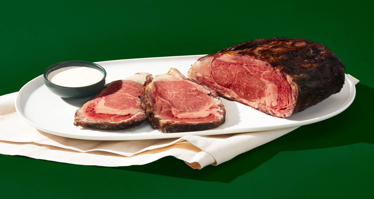 Prime Rib with Creamy Horseradish Sauce It’s always the right time for prime dining. | 8-10 Servings