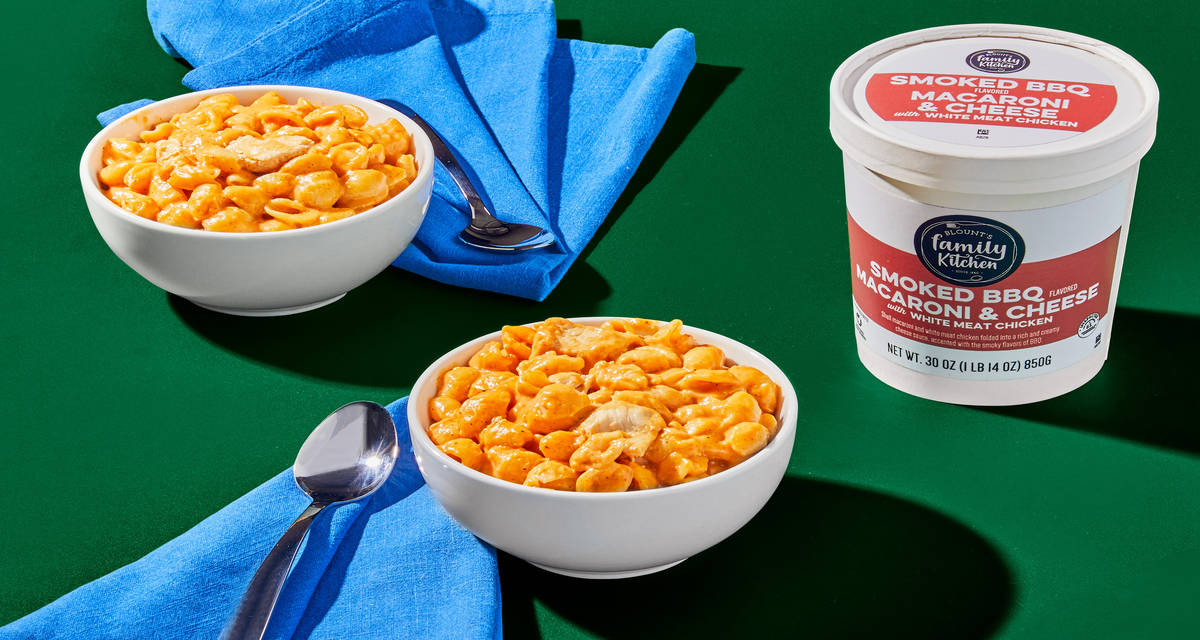 BBQ Chicken Mac & Cheese First draft pick of snacks. | 2-3 Servings