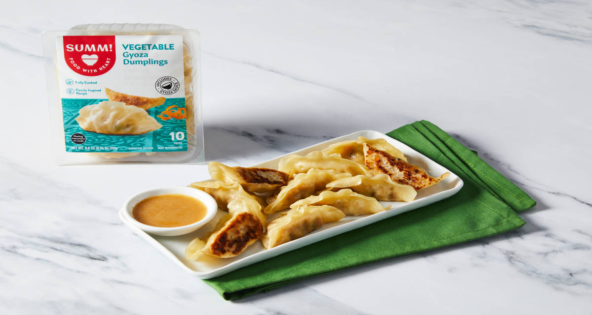 Vegetable Gyoza Dumplings  Here we gyoza again! | 2 Servings