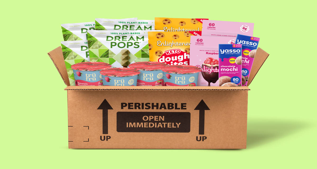 Mindful Indulgences Box Order ships & arrives separately from meals. | Frozen treats and healthful eats.