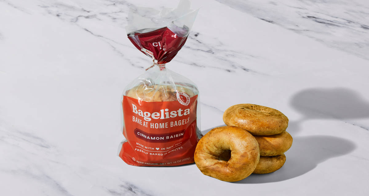 Bagelista Cinnamon Raisin Bagels Bring the bagel shop home. | 4 Servings