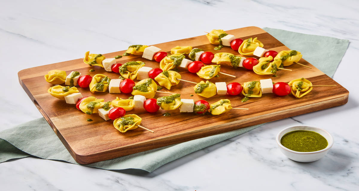 Caprese Salad Chicken Skewer Appetizer Christmas Tree Cucumber