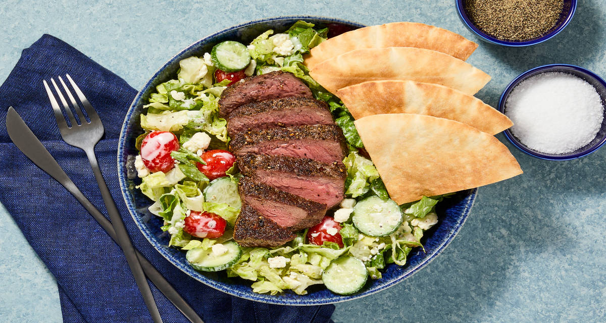 Taverna Steak & Feta Salad Elevated Dinners, Impressively Easy