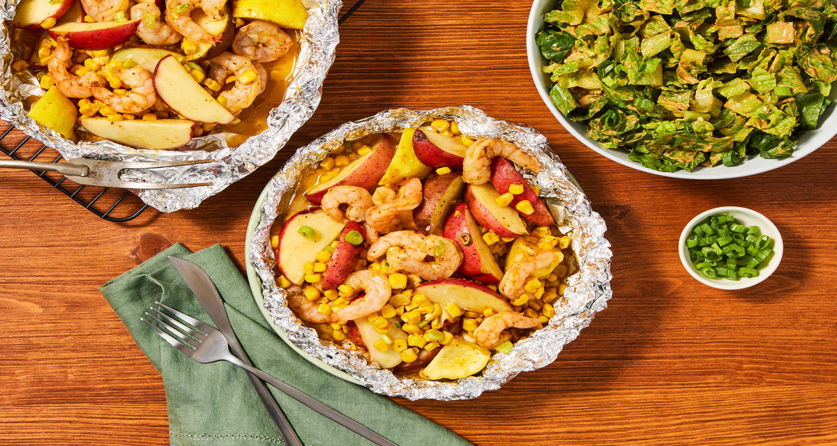 Grilled Shrimp Boil Tuna Steak Foil Packets Tuna Foil Packet