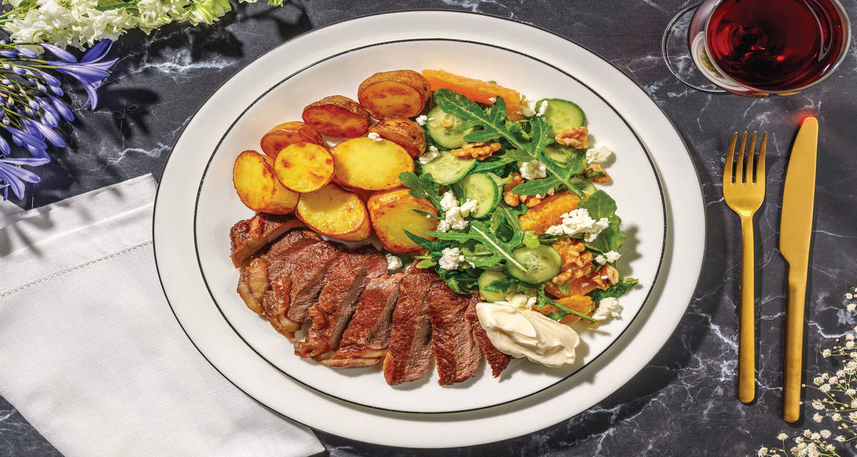 Porterhouse Steak Roasted Chat Potatoes Recipe HelloFresh