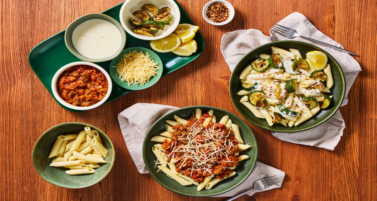 Beef Ragù Pasta Bar One recipe–endless ways to enjoy!