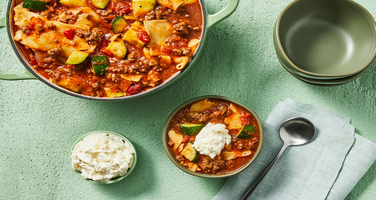 Vegetable Lasagna Instant Pot Lasagna Soup Vegan Big Batch Beefy