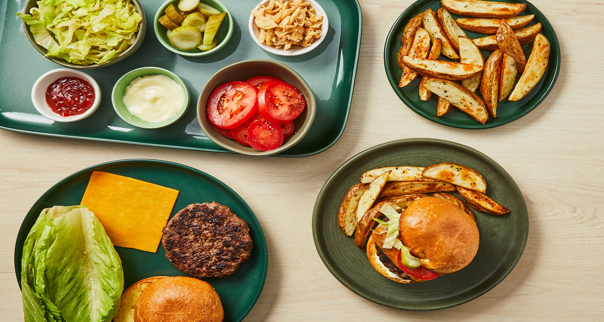 Build-Your-Own Burger Bar One recipe—endless ways to enjoy!